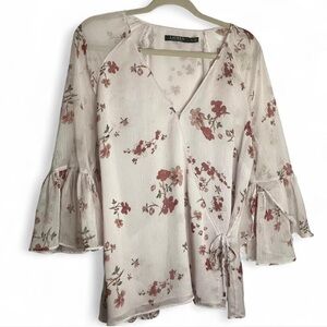 Lauren Ralph Lauren floral blouse women’s size X-Large